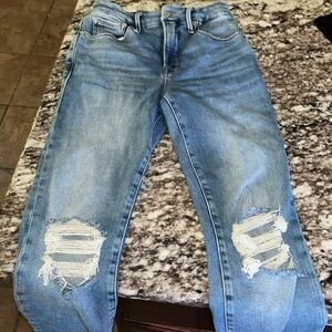 Good American Good Legs Cigarette Jeans